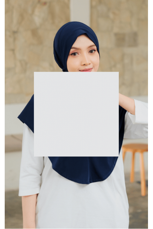 Bergo Mirae Hijab Sporty  Navy